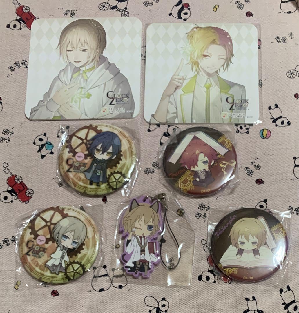 CLOCK ZERO 缶バッジ　ラバスト など、まとめ CLOCK ZERO クロックゼロ 缶バッジ ラバーストラップ まとめ